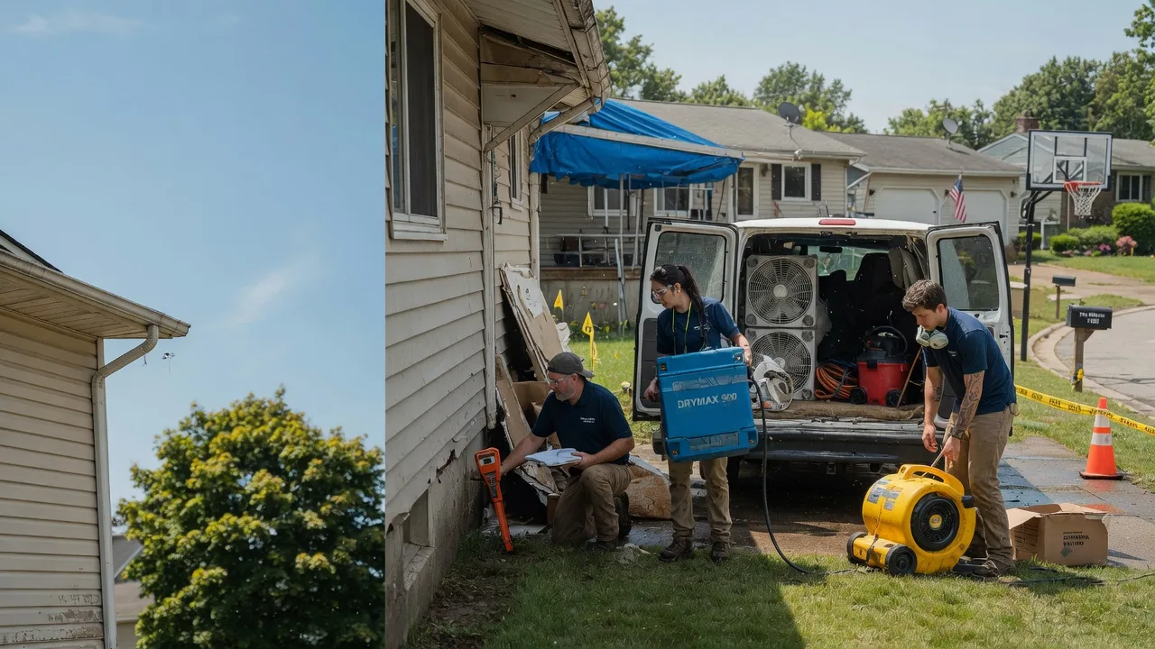 Ceiling Leak Cleanup in Wawaka, IN near me